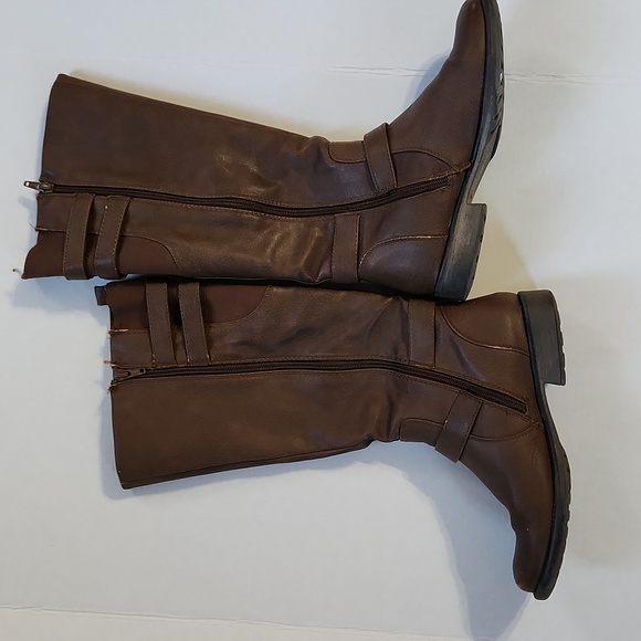 Baretraps Calf Length Boots Brown Man made Leather - 7.5 - Picture 4 of 14